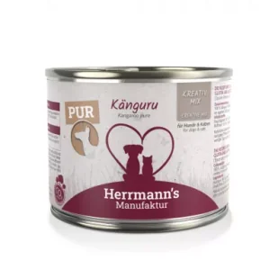 Herrmanns Manufaktur Kreativ Mix Kanguru Pur - 100% kangur 200 g - Mokra karma dla psów - miniaturka - grafika 1