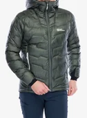 Kurtki narciarskie - Kurtka puchowa Jack Wolfskin Alpspitze Down Hoody - slate green - miniaturka - grafika 1