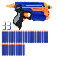 Zabawki militarne - Zesatw Pistolet Nerf N-Strike Elite Firestrike 53378 + 30 strzałek - miniaturka - grafika 1