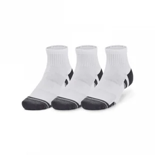 Skarpetki treningowe uniseks (3-pack) Under Armour UA Performance Cotton 3p Qtr - białe - Skarpetki damskie - miniaturka - grafika 1
