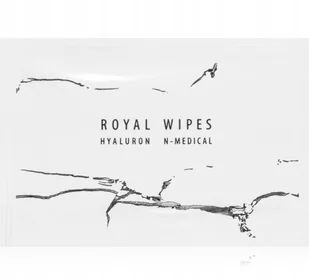 Hyaluron N-medical Hyaluron N-Medical - Royal Wipes - Chusteczki pielęgnacyjne - 30 sztuk - Chusteczki higieniczne - miniaturka - grafika 1