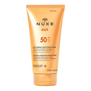 Nuxe Kremowe mleczko do opalania z wysoką ochroną SPF 50 Sun 150 ml 150 ml - Balsamy i kremy do opalania - miniaturka - grafika 1