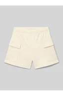 Spodnie sportowe damskie - Szorty z dzianiny dresowej o kroju regular fit z naszywką z logo - Champion - miniaturka - grafika 1