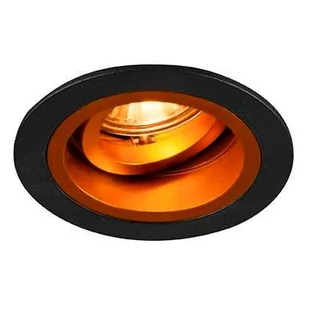 Zuma Line ZumaLine Lampa wpust CHUCK DL ROUND black/gold by 92702 - Lampy sufitowe - miniaturka - grafika 2