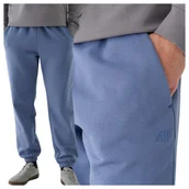 Spodnie męskie - Spodnie dresowe joggery męskie 4F 4FWMM00TTROM1140-32S Niebieski Roz. 3XL - miniaturka - grafika 1