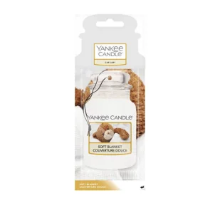 Yankee Candle Odświeżacz do samochodu Miękki koc 1x papierowa przywieszka - Odświeżacze powietrza - miniaturka - grafika 1