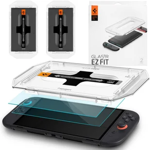 2x Szkło Hartowane Spigen GLAS.tR Ez Fit z aplikatorem do Nintendo Switch 2 - Akcesoria do Nintendo - miniaturka - grafika 1