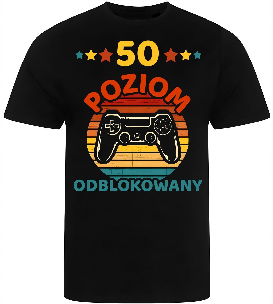 KOSZULKA MĘSKA NADRUK NA 50 URODZINY LAT PREZENT PREMIUM S