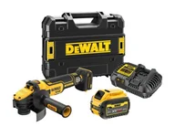 Szlifierki i polerki - DEWALT SZLIFIERKA KĄTOWA 18V 125mm 1x6,0Ah FLEXVOLT REG. OBR. DCG409VST1 - miniaturka - grafika 1