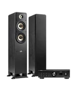 Zestawy stereo - Zestaw stereo: Denon PMA-900H/Polk Audio ES50, Kolor: Czarny - miniaturka - grafika 1