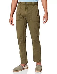 Camel Active Męskie Spodnie Zwężane Krój Toronto Chino Casual, Brown, 33W / 32L - Spodenki męskie - miniaturka - grafika 1