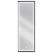 Lustra - Mexen Coro lustro łazienkowe podświetlane 50 x 150 cm, LED 6000K, antypara, czarna rama - miniaturka - grafika 1