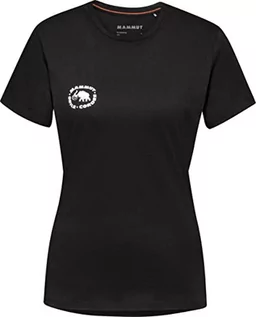 Koszulki i topy damskie - Mammut koszulka damska linowa, czarny, L - grafika 1