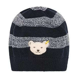 Steiff Boy's Classic czapka beanie, granatowa, 51 - Czapki dla dzieci - miniaturka - grafika 1