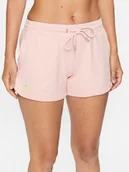 Spodenki damskie - Kappa Szorty sportowe 313037 Koralowy Regular Fit - miniaturka - grafika 1