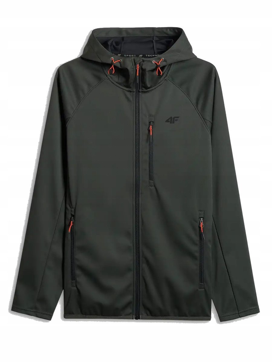 SOFTSHELL KURTKA męska sportowa 4F 4FWSS26TSOFM551-043S outdoor cienka M M