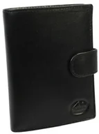 Portfele - Portfel Męski Skórzany EL FORREST Skóra Duży Pionowy Bez Zapięcia Jedno Skrzydełko 1403 67 RFID CZARNY 13 x 10 x 2.5 [cm] - miniaturka - grafika 1