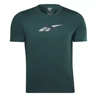 Koszulki męskie - Reebok TS Speedwick GR Athlete T Koszulka męska, Jodła zielone, S - miniaturka - grafika 1