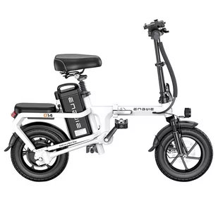 ENGWE O14 Electric Bike 14*2.125 inch Tire 48V 250W Motor 25km/h Speed 15.6Ah Battery 82km Mileage - White - Rowery elektryczne - miniaturka - grafika 2