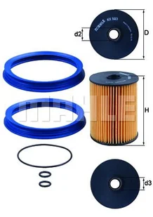 Filtr paliwa Mahle KX 503D - Filtry paliwa - miniaturka - grafika 1