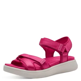 Tamaris Damskie sandały płaskie 1-28262-42, Fuxia, 40 EU - Moda i Uroda OUTLET - miniaturka - grafika 1