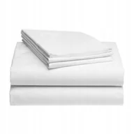 Prześcieradła - Prześcieradło Optimal bez gumki Białe 160x240 - miniaturka - grafika 1
