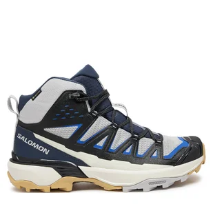 Trekkingi Salomon X Ultra 360 Edge Mid Gore-Tex L47698500 Szary - Buty trekkingowe męskie - miniaturka - grafika 1
