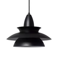 Lampy sufitowe - Lampa wisząca Luppo ABR-LWBL-E27 Abruzzo metalowa nad stół czarny - miniaturka - grafika 1