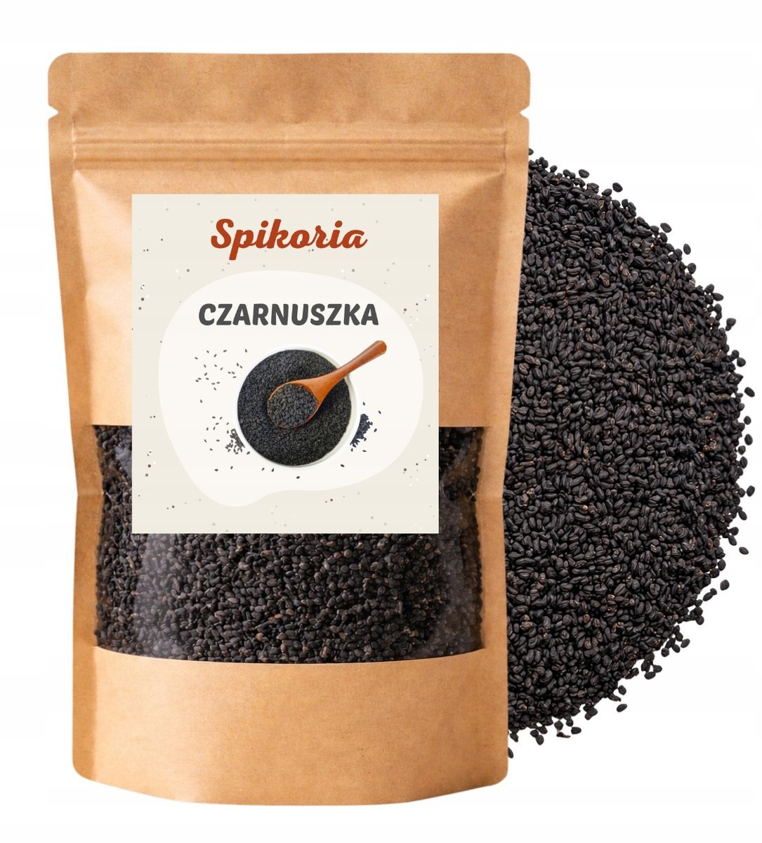 CZARNUSZKA ZIARNO 500g naturalne ziarno czarny kminek świeża Spikoria