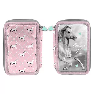 Paso Piórnik z wyposażeniem Horse PP23KO-023 - Piórniki - miniaturka - grafika 1