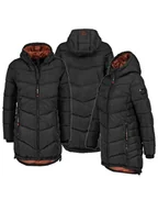 Kurtki damskie - Sublevel Płaszcz pikowany w kolorze czarnym - miniaturka - grafika 1