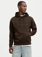 Bluzy męskie - Jack&Jones Bluza Star 12233972 Brązowy Relaxed Fit - miniaturka - grafika 1