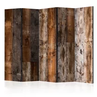 Parawany - Parawan 5-częściowy - Zabytkowe drewno II [Room Dividers] (rozmiar 225x172) - miniaturka - grafika 1