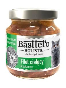 Basttet'o Holistic filet cielęcy w galerecie dla kotów 130g - Mokra karma dla kotów - miniaturka - grafika 1