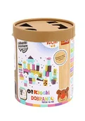 Klocki - Trefl Zabawka drewniana O!Klocki Bobaski i Miś 443713 - miniaturka - grafika 1