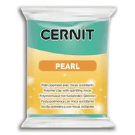 Masy plastyczne - Modelina Cernit Perłowa Zielona 56 g - miniaturka - grafika 1
