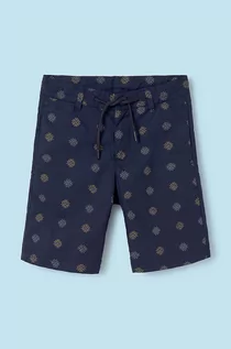 Spodnie i spodenki dla chłopców - Mayoral szorty bawełniane dziecięce kolor granatowy - grafika 1