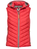 Kamizelki damskie - Camel Active Kamizelka pikowana w kolorze czerwonym - miniaturka - grafika 1