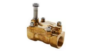 Pneumatyczny membranowy elektromagnetyczny zawór mosiężny z uszczelnieniem FKM, gwint 1/2cala FL04F05114V0 - Akcesoria pneumatyczne - miniaturka - grafika 1