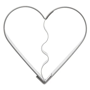 Wykrawacz Do Ciastek Stalowy Serce 5,5 Cm - Formy do ciast - miniaturka - grafika 1