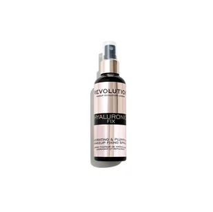 Makeup Revolution HYALURONIC FIX - Spray utrwalający makijaż z kwasem hialuronowym MAKFUZHI - Podkłady do twarzy - miniaturka - grafika 2