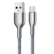 Kable USB - REMAX Kingpin kabel przewód USB - Micro USB 2.1A 1m srebrny (RC-092m) - miniaturka - grafika 1