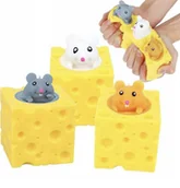 Zabawki sensoryczne - Gniotek Myszka Antystresowy Gadżet Piknik Bal 1 Szt Mix Festyn 3,5X3,5Cm - miniaturka - grafika 1