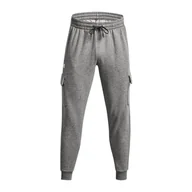 Spodnie sportowe męskie - Spodnie męskie Under Armour Rival Fleece Cargo Jogger - miniaturka - grafika 1