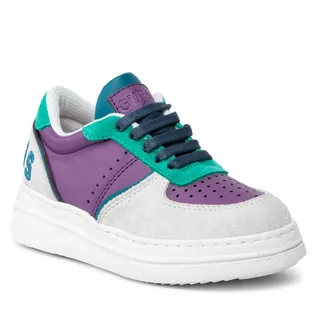 Buty dla dziewczynek - Sneakersy Guess - Afi FI5GAF LEA12 PURMU - grafika 1