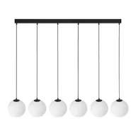 Lampy sufitowe - Martin lampa wisząca 6-punktowa czarna 4912 - miniaturka - grafika 1