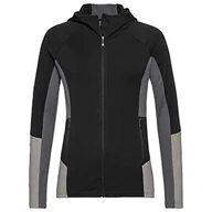 Bluzy damskie - HEAD Damska bluza Madelyn FZ Midlayer, czarna/antracytowa, L - miniaturka - grafika 1