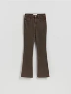 Spodnie damskie - Reserved - Jeansy flare bootcut - dark grey jeans - miniaturka - grafika 1