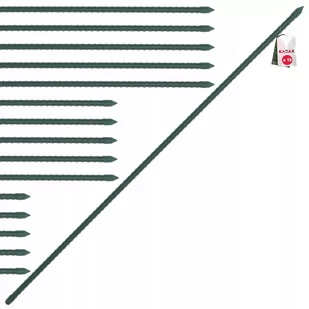 Tyczka Podpórka Roślin Stal Powlekana 120Cm 15Szt - Ogrodzenia - miniaturka - grafika 1