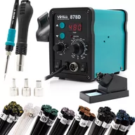 Lutownice - Mega Zestaw Spawarka Do Plastiku 878D Spoiwa Dysze - miniaturka - grafika 1